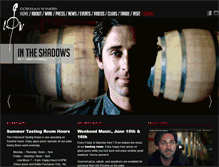 Tablet Screenshot of gormanwinery.com